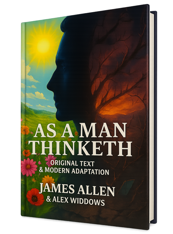 As a Man Thinketh: Dual Text Edition (3D book render)